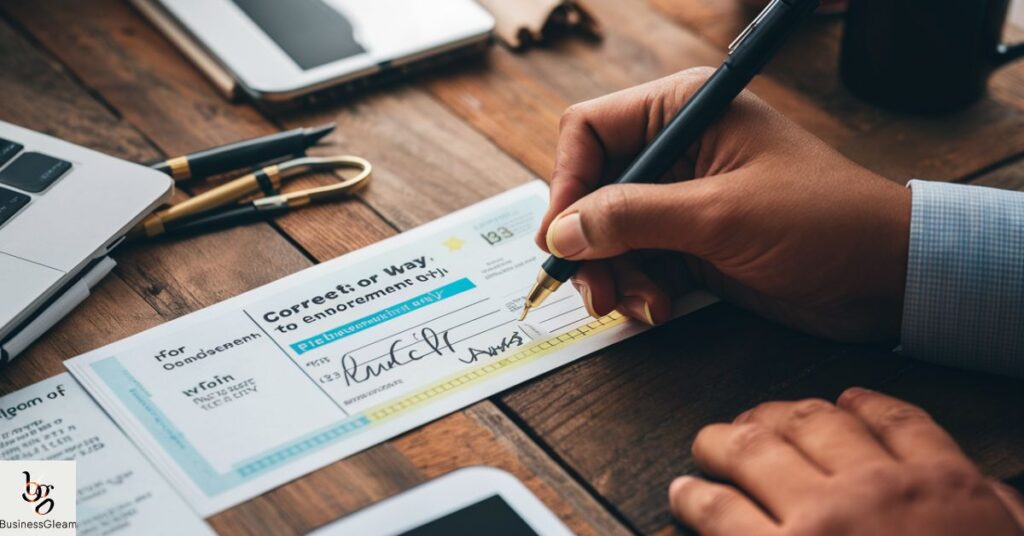 Tips for Endorsing Checks the Right Way